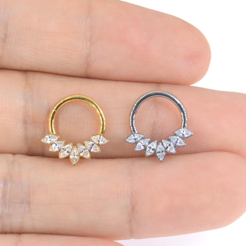 G23/F136 Titanium Zircon Nose & Cartilage Ring 16G x 8MM, Fashion Piercing Jewelry. Titanium 1.2x8mm серебряный
G23/F136 Titanium Zircon Nose & Cartilage Ring 16G x 8MM, Fashion Piercing Jewelry. Titanium 1.2x8mm серебряный