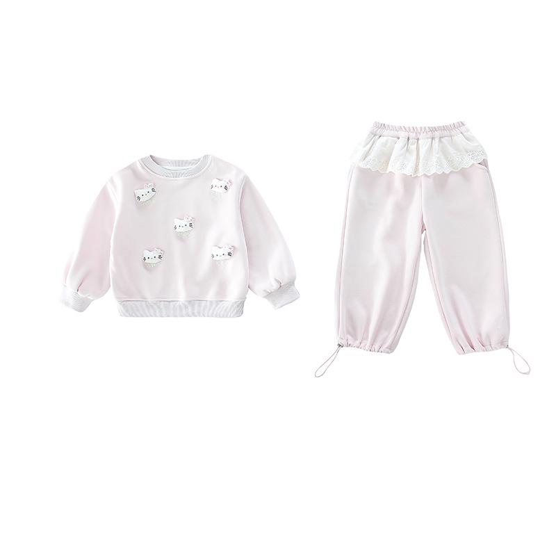 Baby Girls Cat Doll Hoodie & Lace Pants Two-Piece Set - Spring/Autumn Fashion 140cm розовый
Baby Girls Cat Doll Hoodie & Lace Pants Two-Piece Set - Spring/Autumn Fashion 140cm розовый