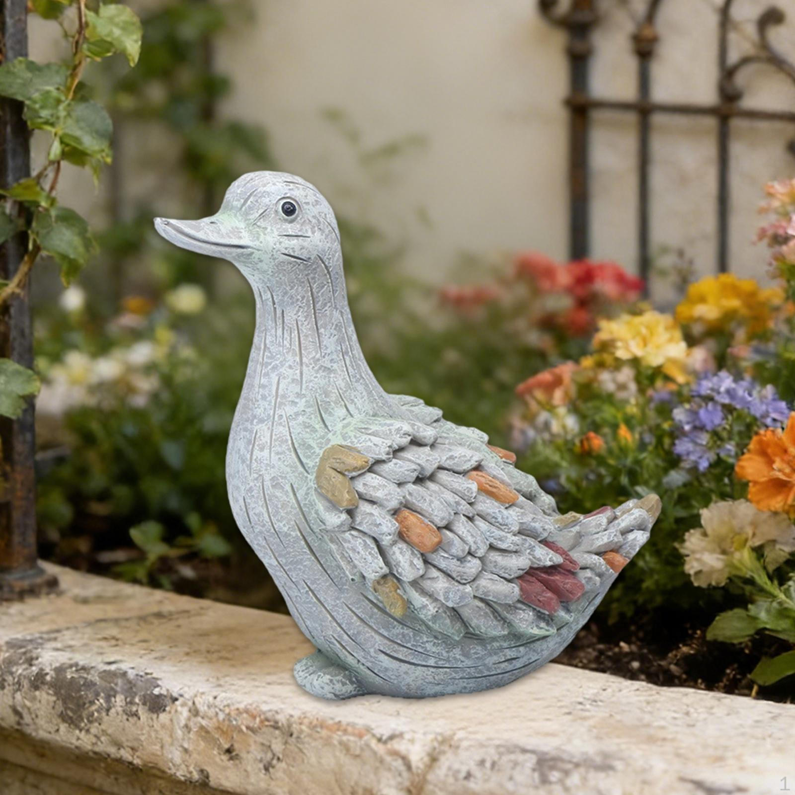 Statue, Animal Figurine, Craft Decoration, Versatile Sculpture, Garden Accessories for Patio, Standing Duck
Statue, Animal Figurine, Craft Decoration, Versatile Sculpture, Garden Accessories for Patio, Standing Duck