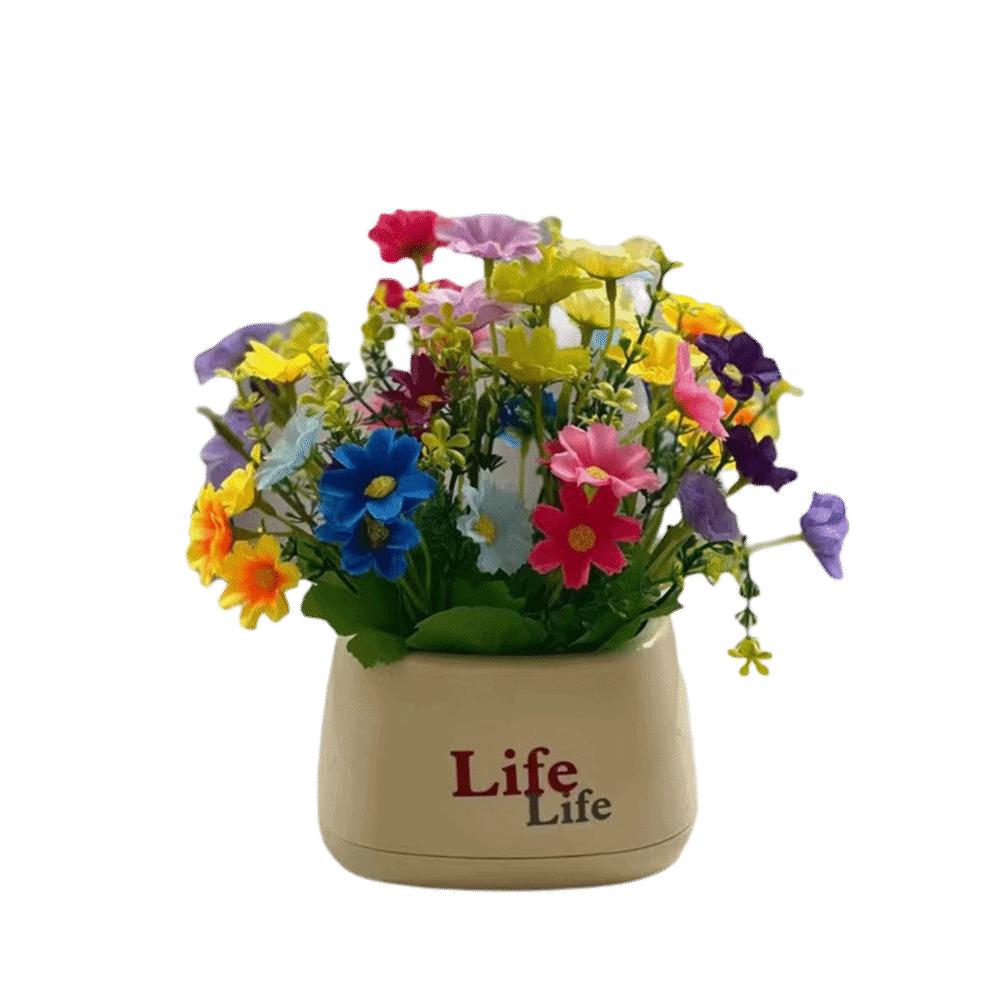 with Flowerpot Simulation Flowerpotted Plastic Fake Flower Faux Plant Bonsai Desktop Ornament 4
with Flowerpot Simulation Flowerpotted Plastic Fake Flower Faux Plant Bonsai Desktop Ornament 4