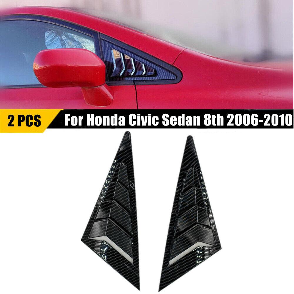 For Honda Civic Sedan 2006-2015 Car Front Rear Window Louver Shutter Cover Side Vent Blinds Trim Sticker Exterior Accessories Front(For 2006-2010)
For Honda Civic Sedan 2006-2015 Car Front Rear Window Louver Shutter Cover Side Vent Blinds Trim Sticker Exterior Accessories Front(For 2006-2010)