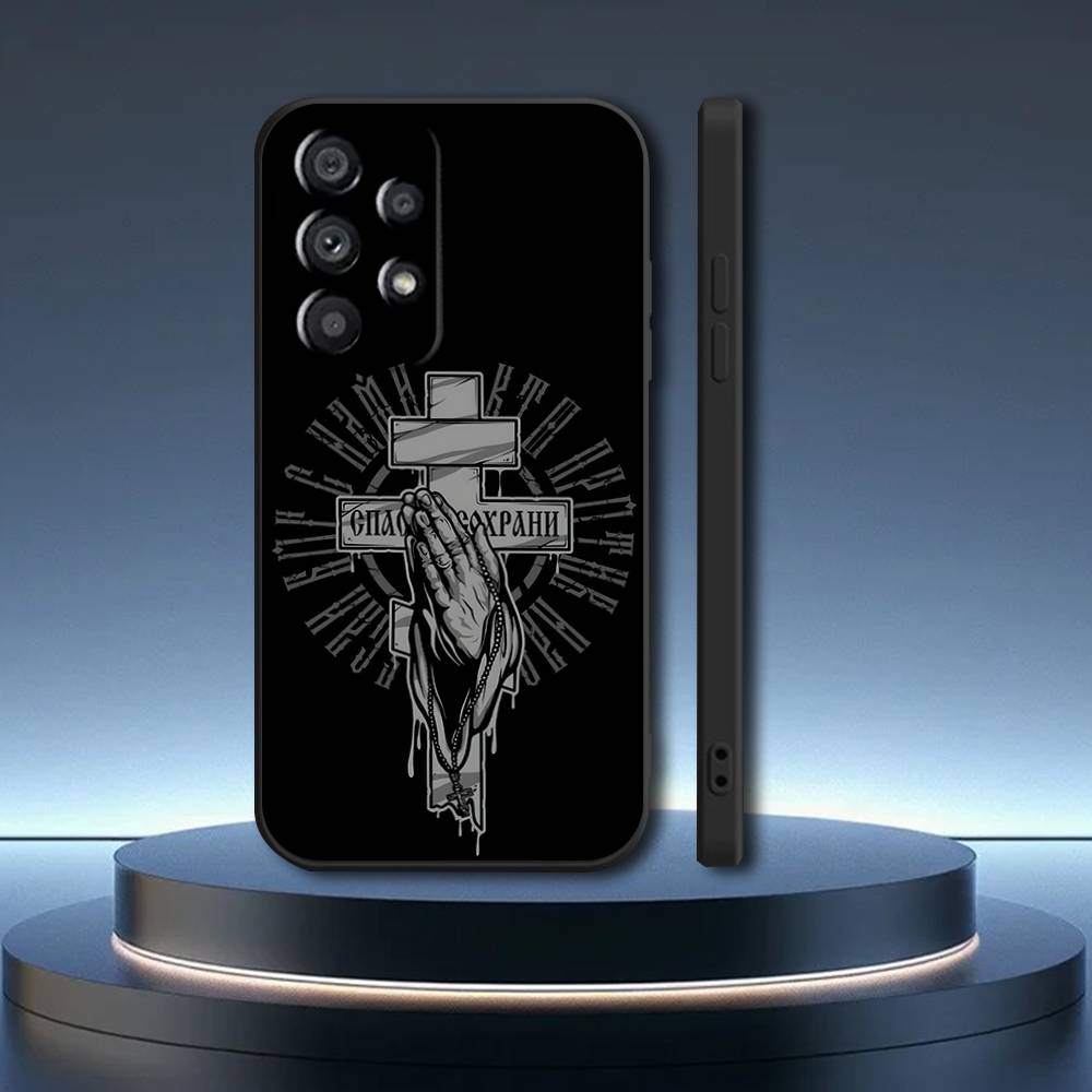 Cross Icon Church God Phone Case For Samsung Galaxy A73,31,32,72,41,53,52,71,22,5G,Note,J7,8,9 Soft Black Cover SamsungA51
Cross Icon Church God Phone Case For Samsung Galaxy A73,31,32,72,41,53,52,71,22,5G,Note,J7,8,9 Soft Black Cover SamsungA51