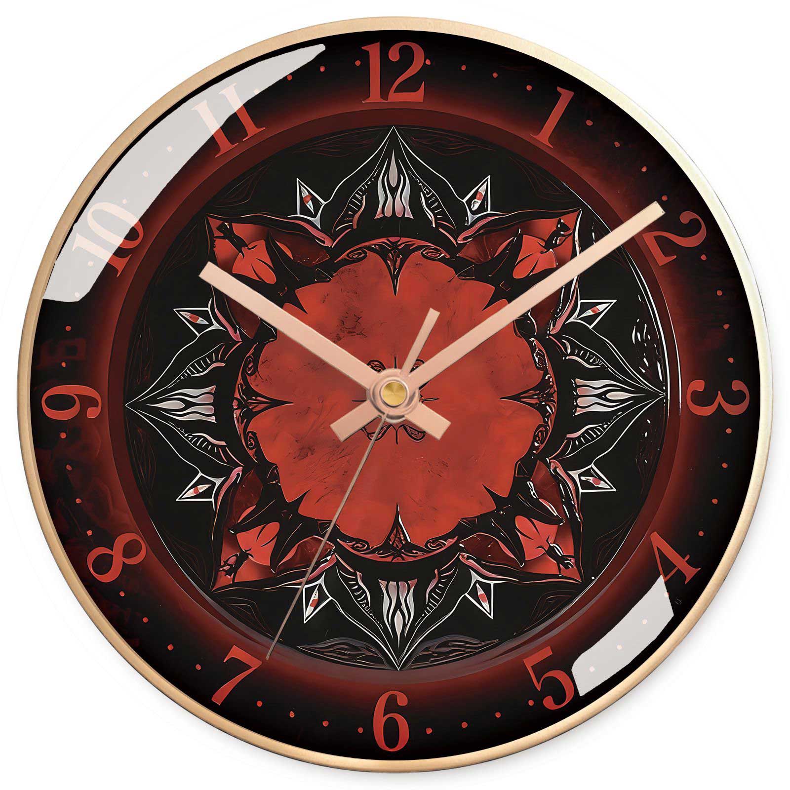 Mystic Mandala Gothic Wall Clock Silent Wall Watch Bold Red Black Home Decor Creative Gift For Alternative Style Enthusiasts (Red,8 inch) червоний
Mystic Mandala Gothic Wall Clock Silent Wall Watch Bold Red Black Home Decor Creative Gift For Alternative Style Enthusiasts (Red,8 inch) червоний