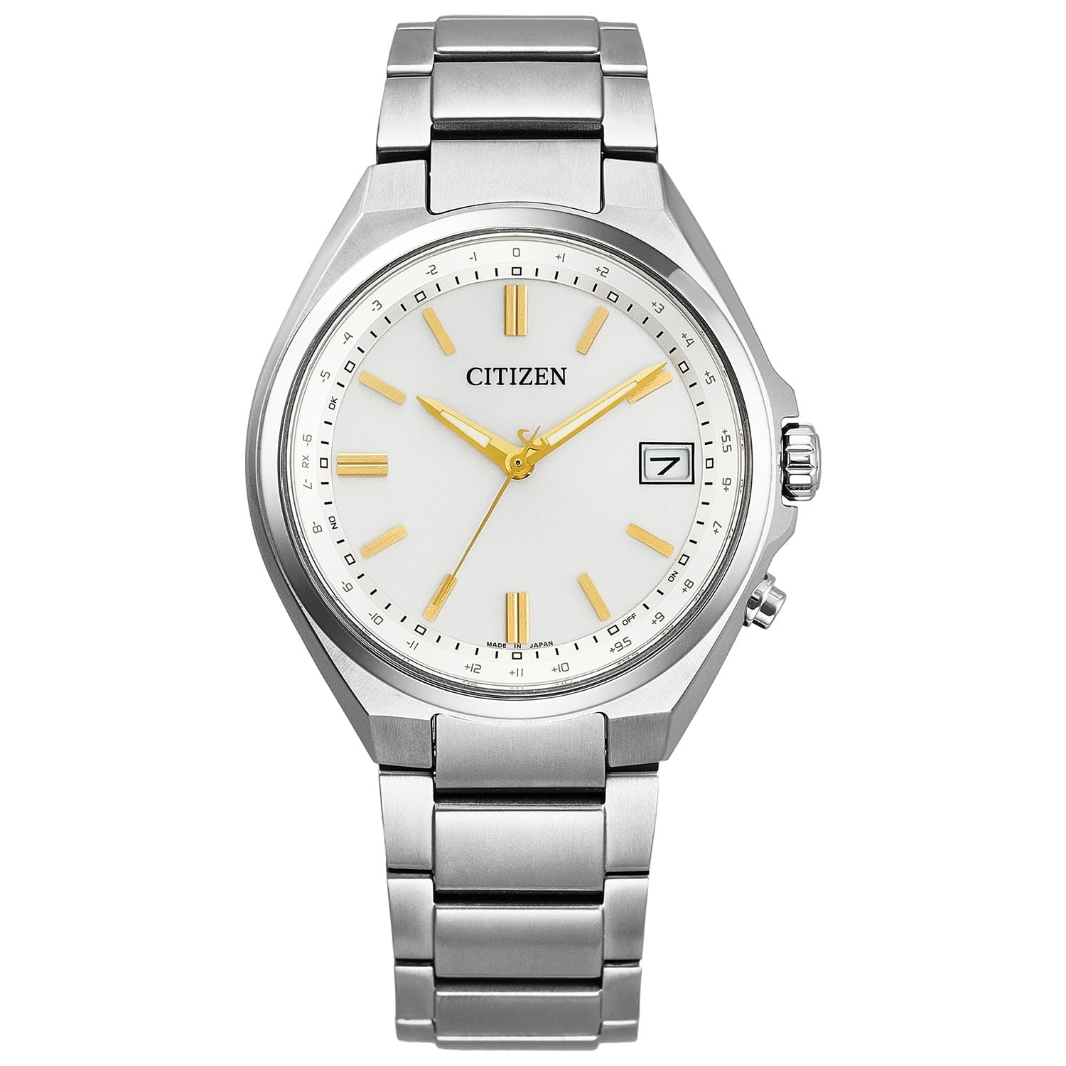 Citizen Collection Titanium Eco-Drive Solar Watch CB1160-55A 10 ATM Radio-Controlled Simple Design Men s Silver White
Citizen Collection Titanium Eco-Drive Solar Watch CB1160-55A 10 ATM Radio-Controlled Simple Design Men s Silver White
