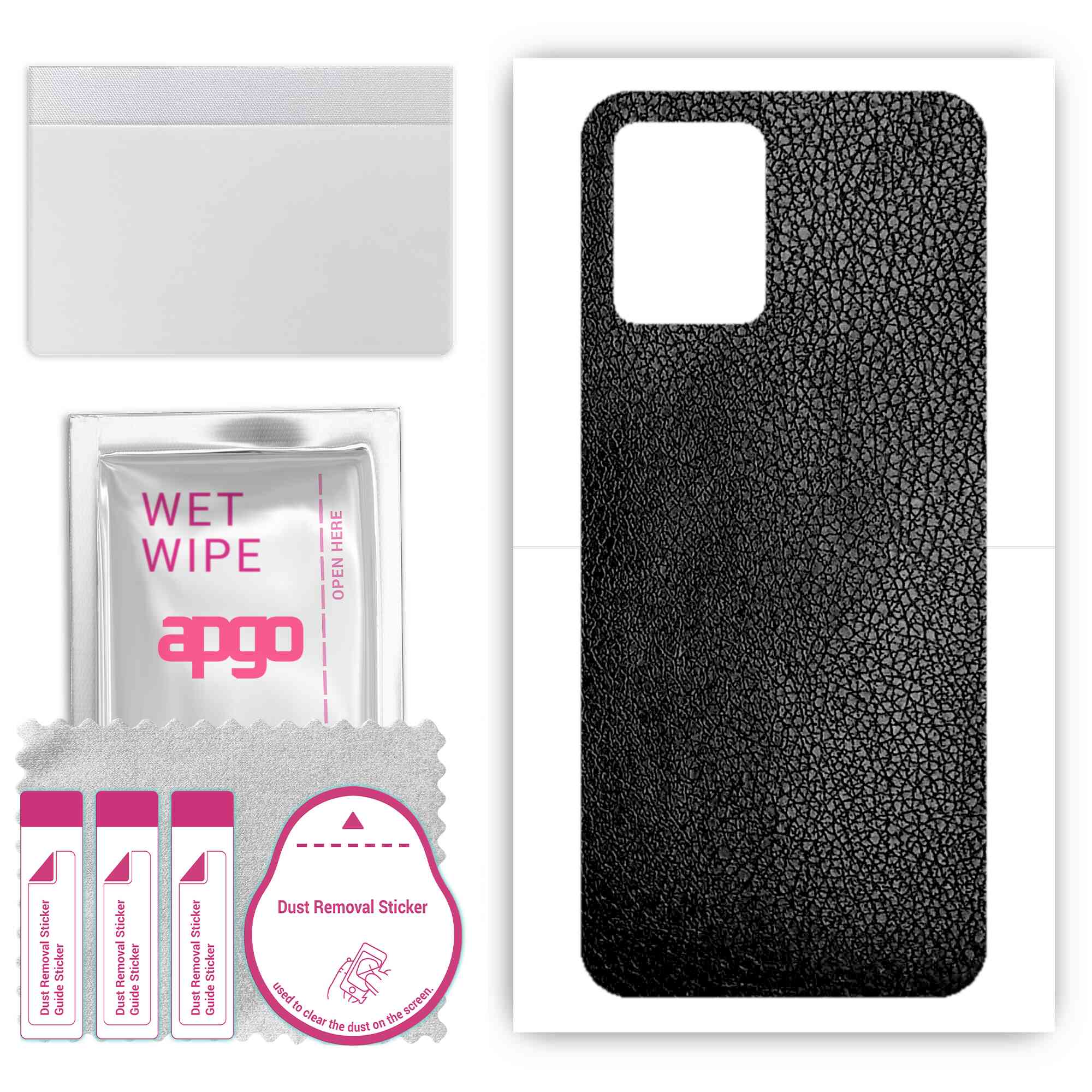 Apgo Protective Skin Sticker для задньої панелі, сумісної з Realme 8i, Wrap Film, Foil, Vinyl - Pattern Black Leather
Apgo Protective Skin Sticker для задньої панелі, сумісної з Realme 8i, Wrap Film, Foil, Vinyl - Pattern Black Leather
