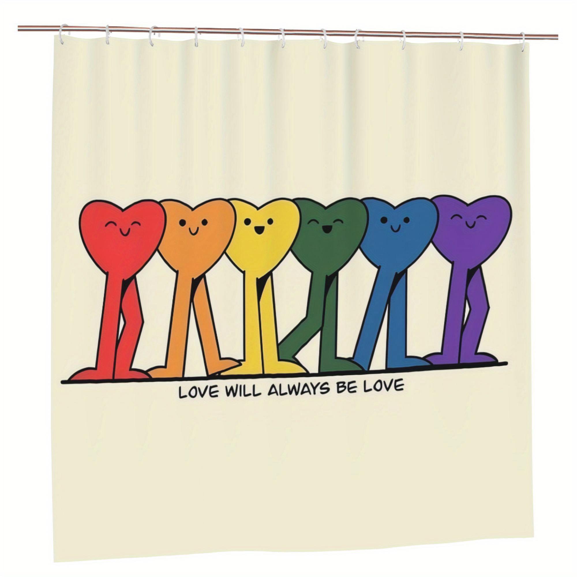 Love, Shower Curtain W60H190(CM)-1 Pcs
Love, Shower Curtain W60H190(CM)-1 Pcs