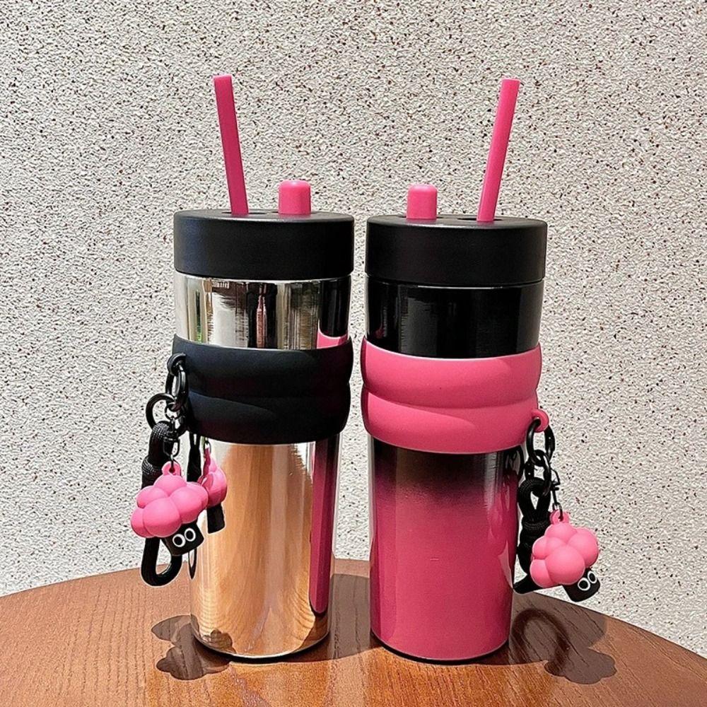 710ml Portable Travel Coffee Cup With Lid And Straw Water Bottles New Straw Cup Outdoor рожевий червоний колір
710ml Portable Travel Coffee Cup With Lid And Straw Water Bottles New Straw Cup Outdoor рожевий червоний колір