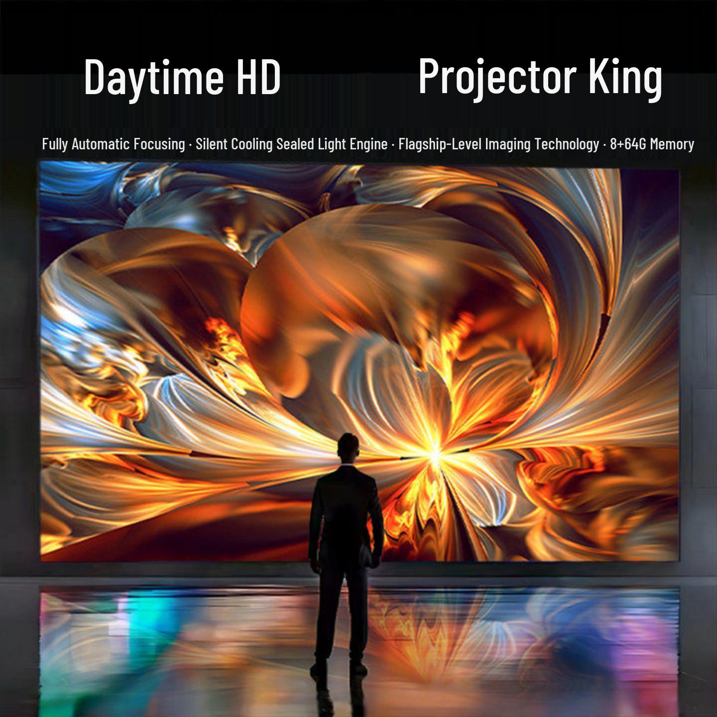 Universal Ultra HD 4K Projector 2025: Perfect for Home Theatre, Office, and Mobile HD Projection. G10 Smart Version
Universal Ultra HD 4K Projector 2025: Perfect for Home Theatre, Office, and Mobile HD Projection. G10 Smart Version