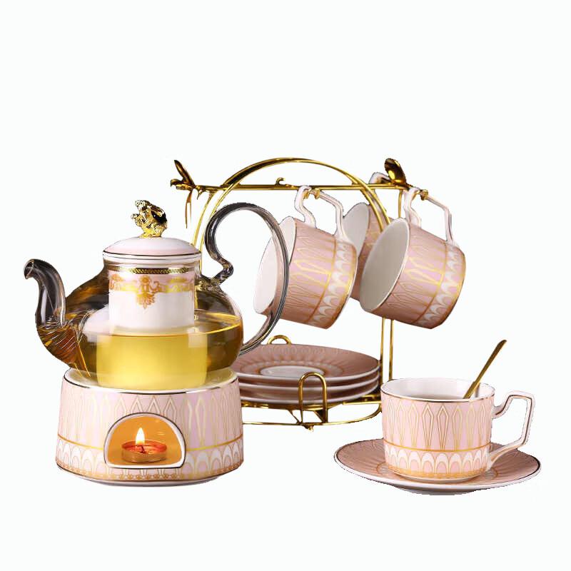Homeglen Gold Rim Pearlescent Pink Tea Set
Homeglen Gold Rim Pearlescent Pink Tea Set