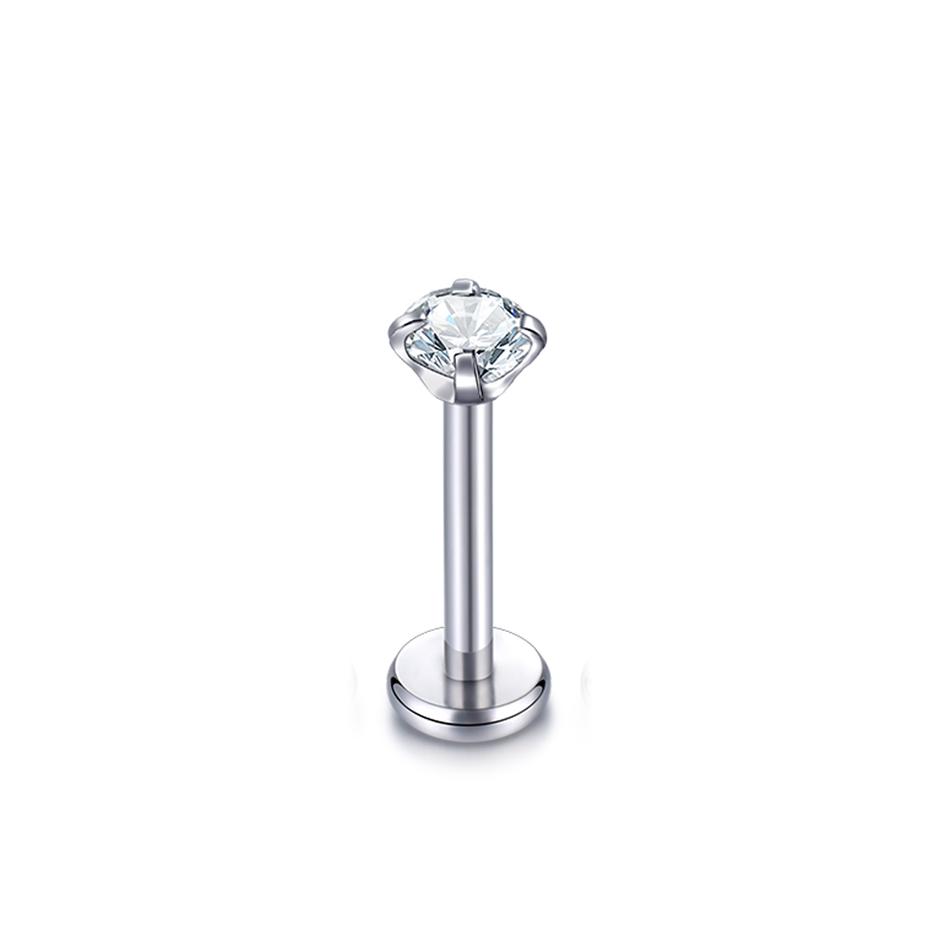 1Pc G23 Titanium Labret Lip Piercing Stud Internally Threaded Clear Zircon Ear Stud Helix Cartilage Tragus Body Piercing Jewelry 1.2x6x2mm
1Pc G23 Titanium Labret Lip Piercing Stud Internally Threaded Clear Zircon Ear Stud Helix Cartilage Tragus Body Piercing Jewelry 1.2x6x2mm