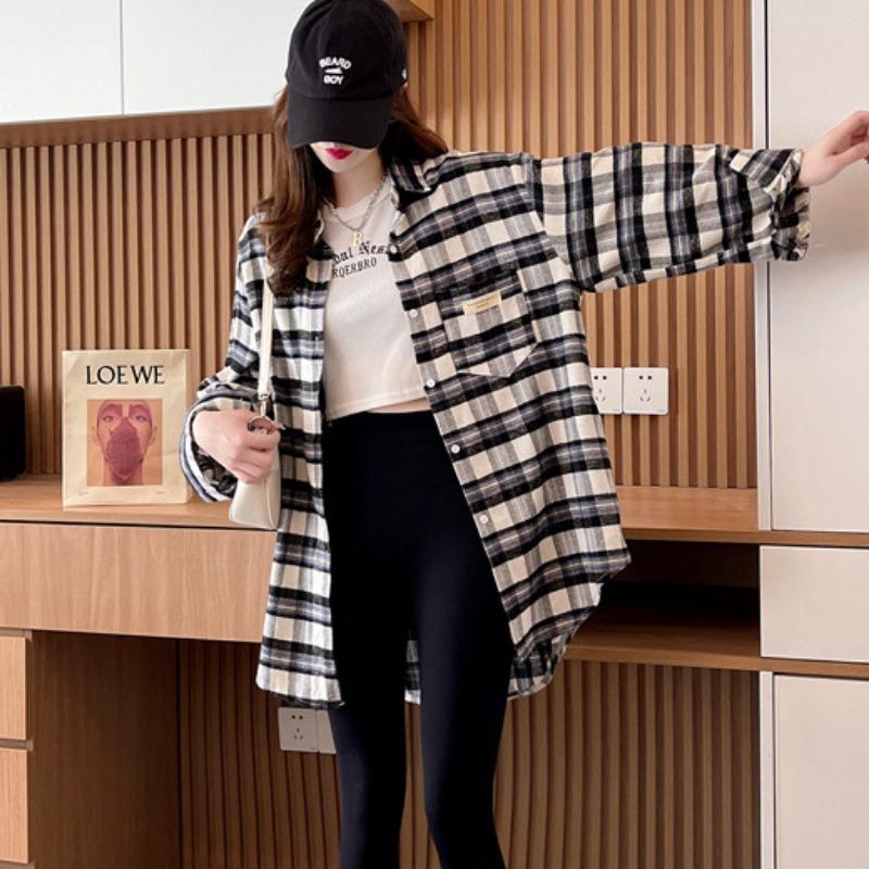 Весна Осень Винтажный Клетчатый Принт Свободный Повседневный Кардиган Блузка Женщины Длинный Рукав Воротник Поло Рубашка на Пуговицах Топ M чёрный
Весна Осень Винтажный Клетчатый Принт Свободный Повседневный Кардиган Блузка Женщины Длинный Рукав Воротник Поло Рубашка на Пуговицах Топ M чёрный