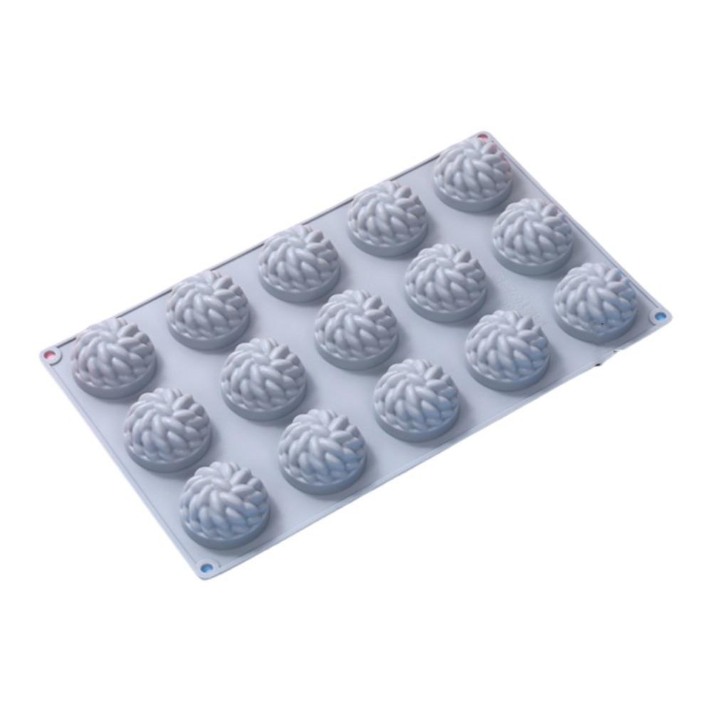 15 Cells Flower Chocolate Mold Heat-Resistant Pudding Mould Baking Cake Molds Kitchen Tools сірий
15 Cells Flower Chocolate Mold Heat-Resistant Pudding Mould Baking Cake Molds Kitchen Tools сірий