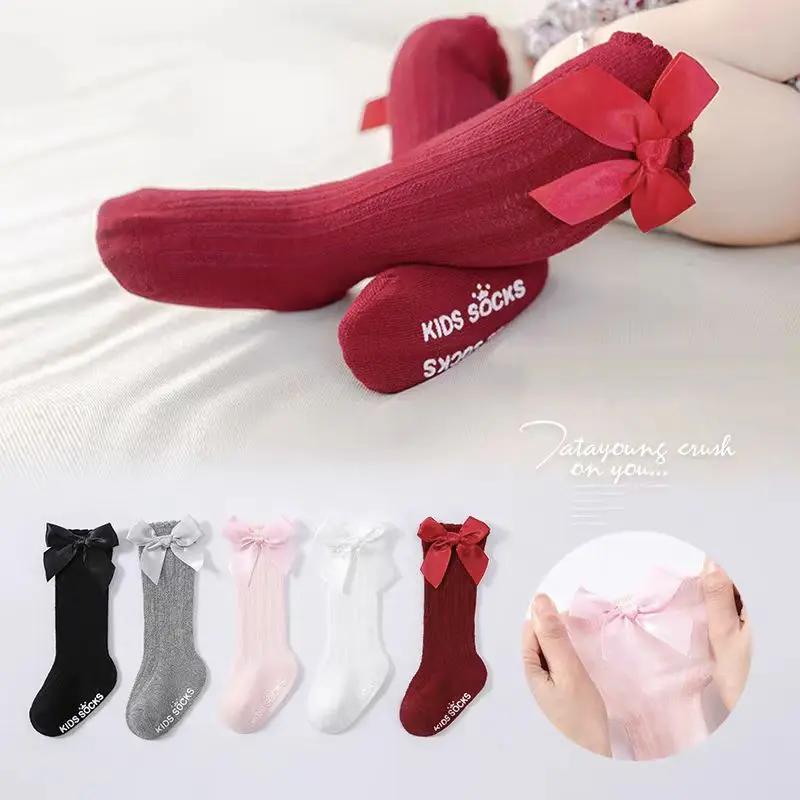 New Born Baby Girls Socks Spring Summer Autumn Non Slip Floor Crawling Sock Cute Big Bow Knee High Long Stockings for Toddlers 0 to 1 year
New Born Baby Girls Socks Spring Summer Autumn Non Slip Floor Crawling Sock Cute Big Bow Knee High Long Stockings for Toddlers 0 to 1 year