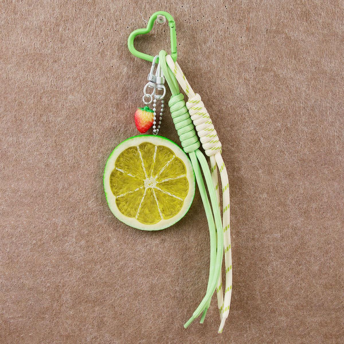 Extra-large Realistic Fruit Lemon Slice Strawberry Pendant Key Chains for Women Versatile Simple Creative Bag Accessory Jewelry зелёный
Extra-large Realistic Fruit Lemon Slice Strawberry Pendant Key Chains for Women Versatile Simple Creative Bag Accessory Jewelry зелёный