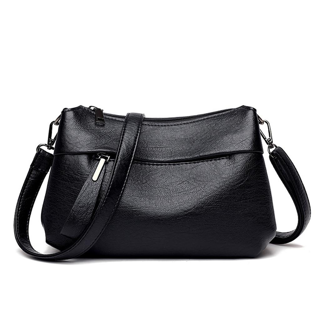 Vintage Soft PU Leather Shoulder Bag Women Large Capacity Crossbody Bag Multi Pocket Handbag Travel Zipper Messenger Bag
Vintage Soft PU Leather Shoulder Bag Women Large Capacity Crossbody Bag Multi Pocket Handbag Travel Zipper Messenger Bag