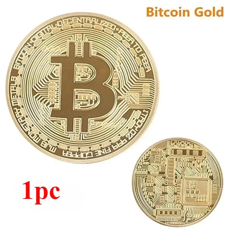 4pcs Gold Plated Bitcoin Coin Collectible Art Collection Gift Physical Commemorative Metal Antique Imitation Happy Birthday
4pcs Gold Plated Bitcoin Coin Collectible Art Collection Gift Physical Commemorative Metal Antique Imitation Happy Birthday