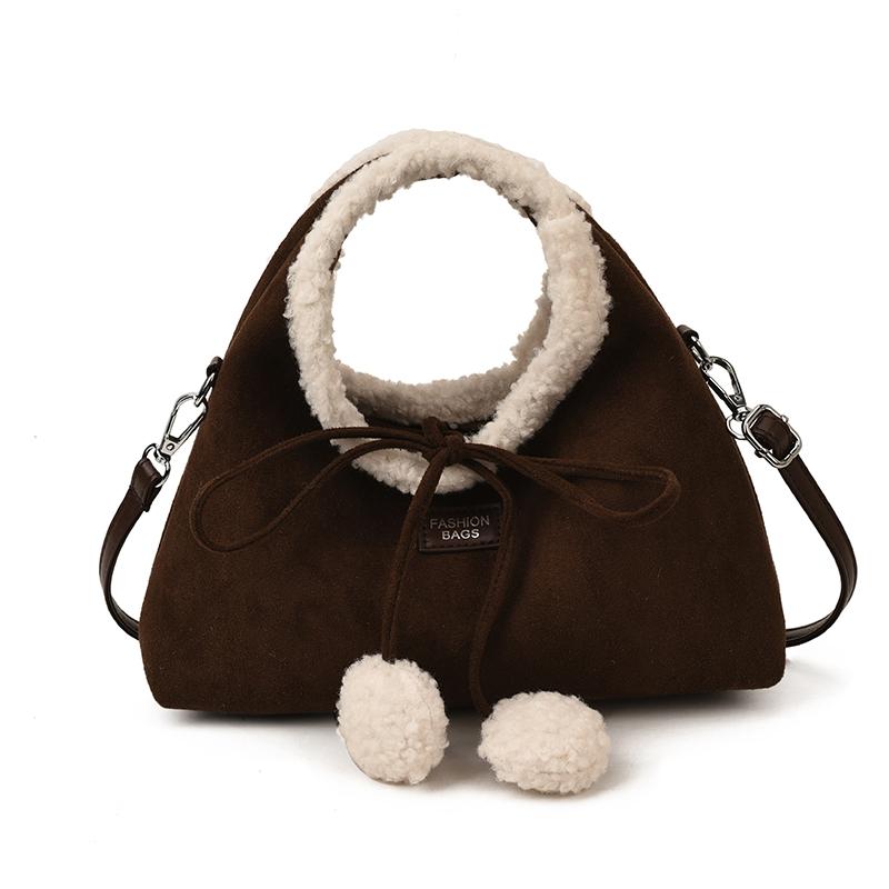 Autumn Winter Warm Plush Soft Fashion Handbags For Women Pure Color Suede Crossbody Lace-Up Bow Commute All-Match Shoulder Bags
Autumn Winter Warm Plush Soft Fashion Handbags For Women Pure Color Suede Crossbody Lace-Up Bow Commute All-Match Shoulder Bags