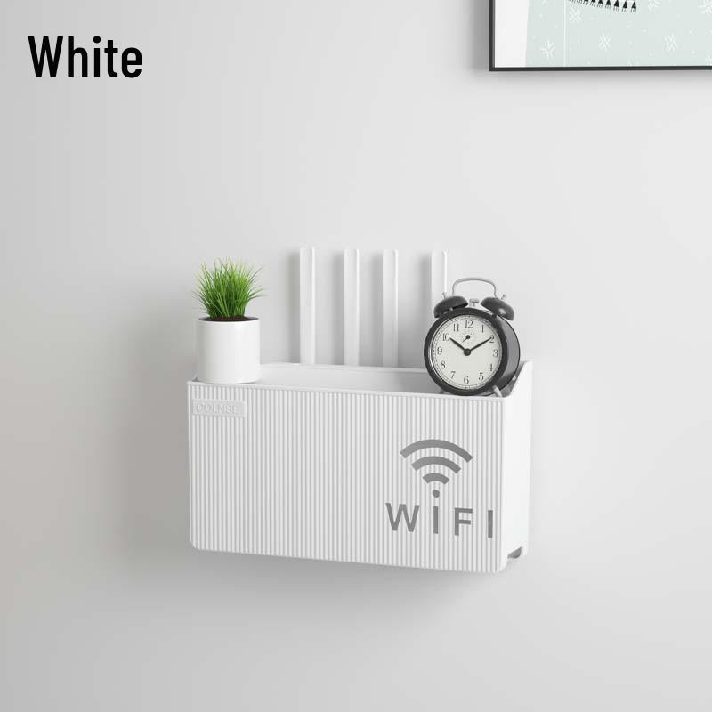 Wall-Mounted Router & Modem Organizer: Wireless WiFi Socket, TV Set-Top Box Shelf, Cable Storage Box
Wall-Mounted Router & Modem Organizer: Wireless WiFi Socket, TV Set-Top Box Shelf, Cable Storage Box