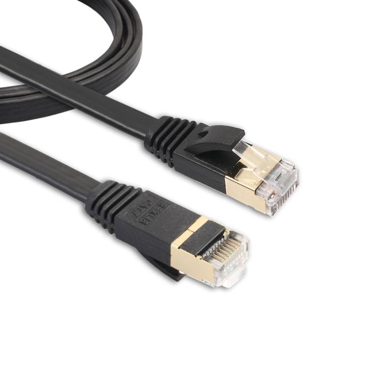1 м CAT7 10 Gigabit Ethernet Ультраплоский патч-кабель для модему-маршрутизатора локальної мережі - побудовано з екранованими роз’ємами RJ45 (Чорний) чорний
1 м CAT7 10 Gigabit Ethernet Ультраплоский патч-кабель для модему-маршрутизатора локальної мережі - побудовано з екранованими роз’ємами RJ45 (Чорний) чорний