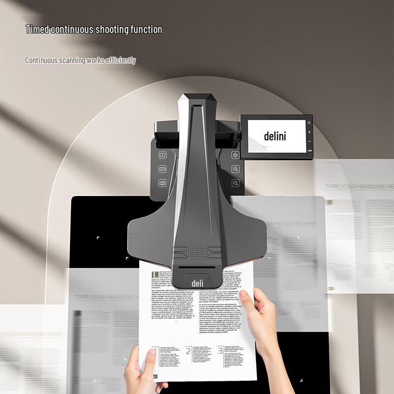 Deli 26MP AI High-Speed Document Camera Scanner CN plug (adapter included)
Deli 26MP AI High-Speed Document Camera Scanner CN plug (adapter included)