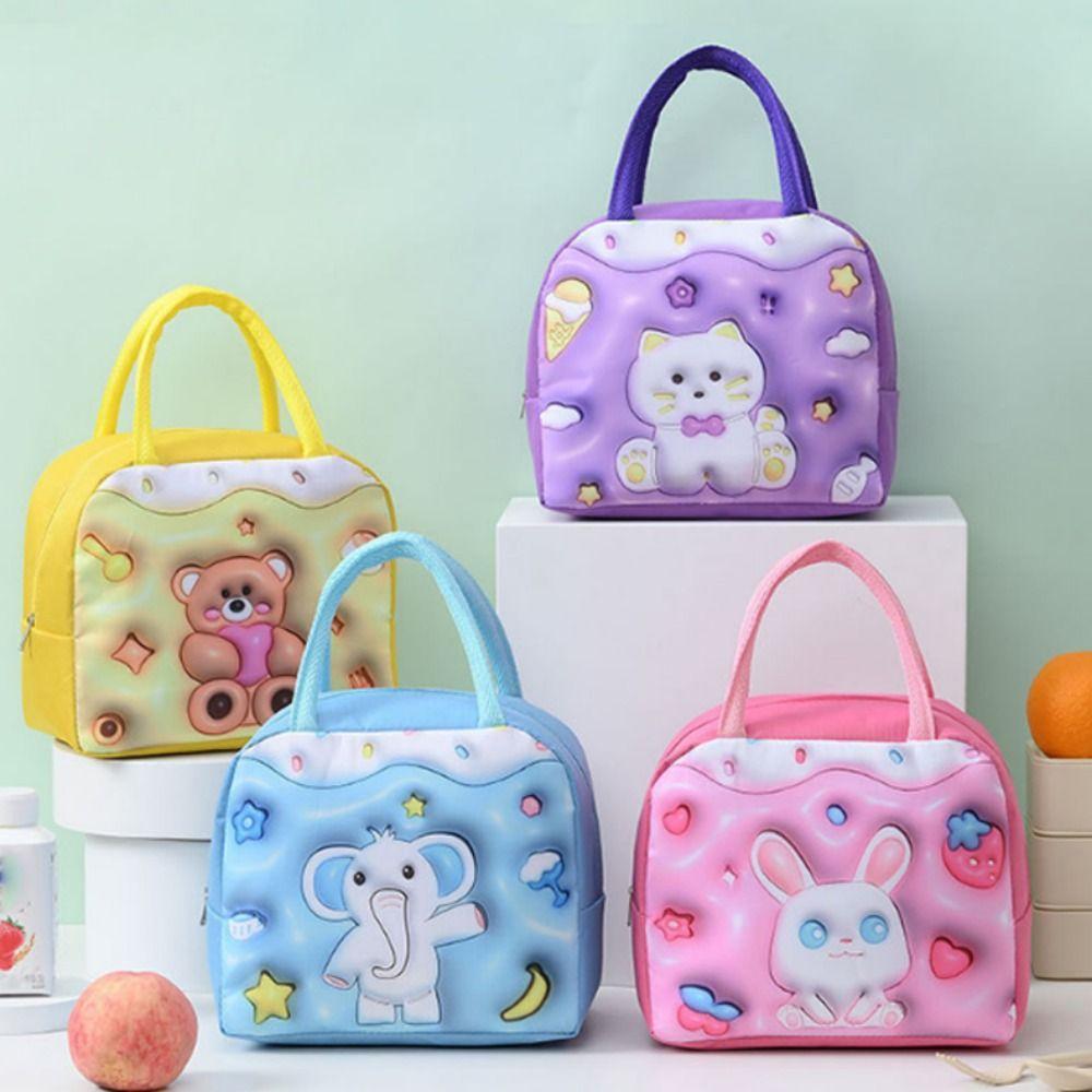 Thickened 3D Cartoon Insulated Lunch Bag Handheld Cool Food Bag Cute Thermal Lunch Bag Camping Style 7
Thickened 3D Cartoon Insulated Lunch Bag Handheld Cool Food Bag Cute Thermal Lunch Bag Camping Style 7