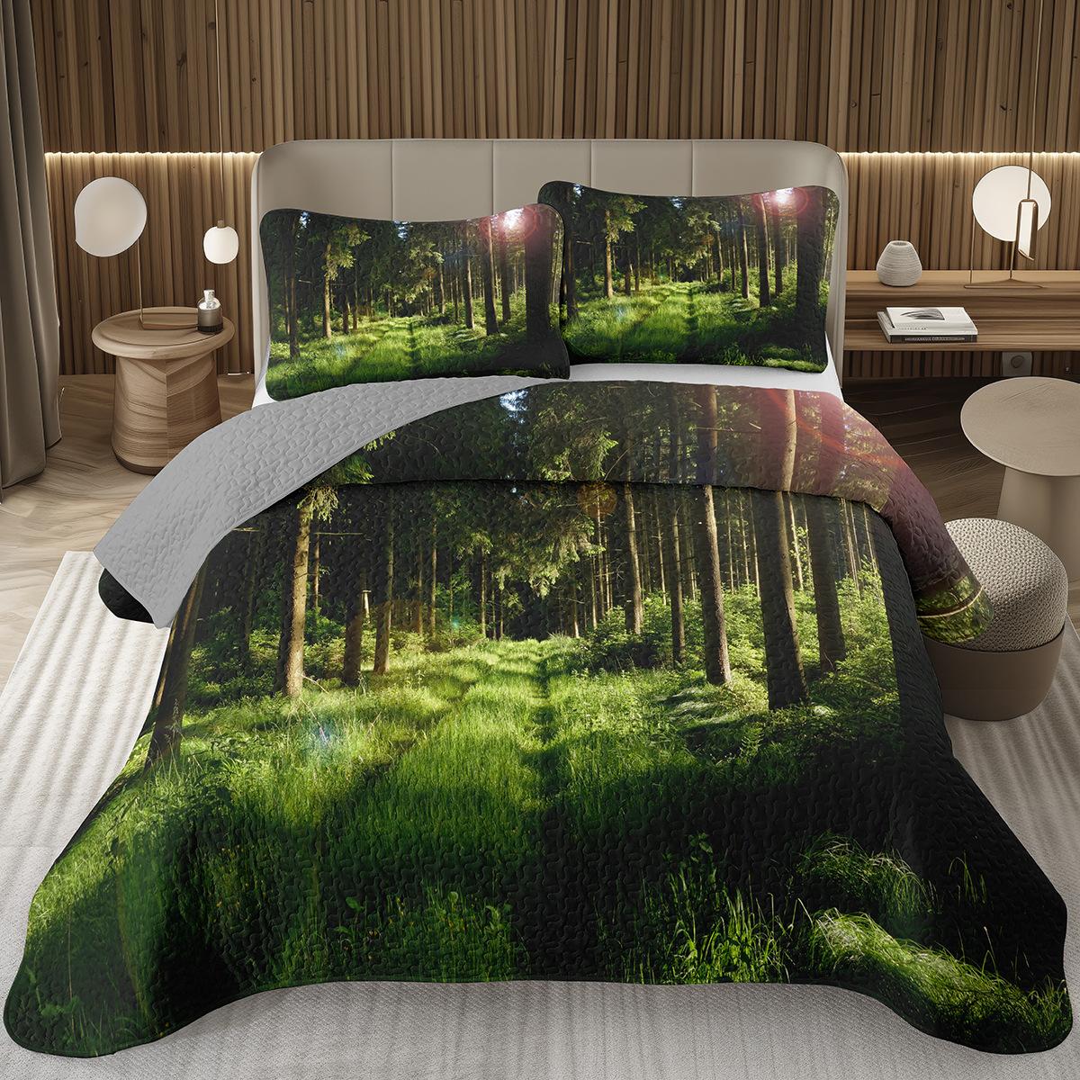 Forest Bedspread Queen/Twin, Nature Scenery Quilt Set, Soft Lightweight Botanical Tree Coverlet, Rustic Farmhouse Bedding Set AU Single 145x210cm
Forest Bedspread Queen/Twin, Nature Scenery Quilt Set, Soft Lightweight Botanical Tree Coverlet, Rustic Farmhouse Bedding Set AU Single 145x210cm