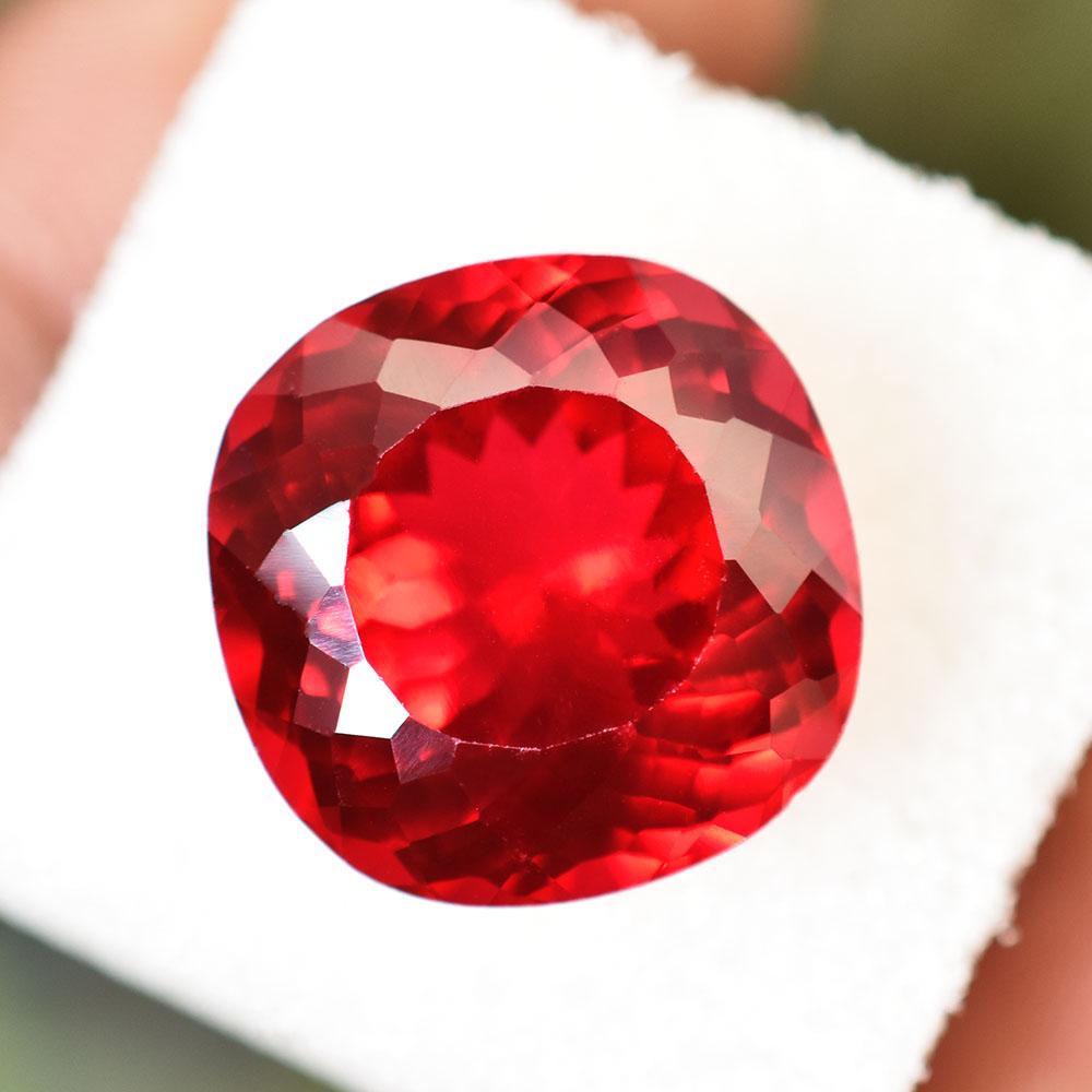 Natural Bloody Red Ruby 17.15ct Square Cushion Certified Loose Gemstone 14.6 mm apppox. червоний
Natural Bloody Red Ruby 17.15ct Square Cushion Certified Loose Gemstone 14.6 mm apppox. червоний