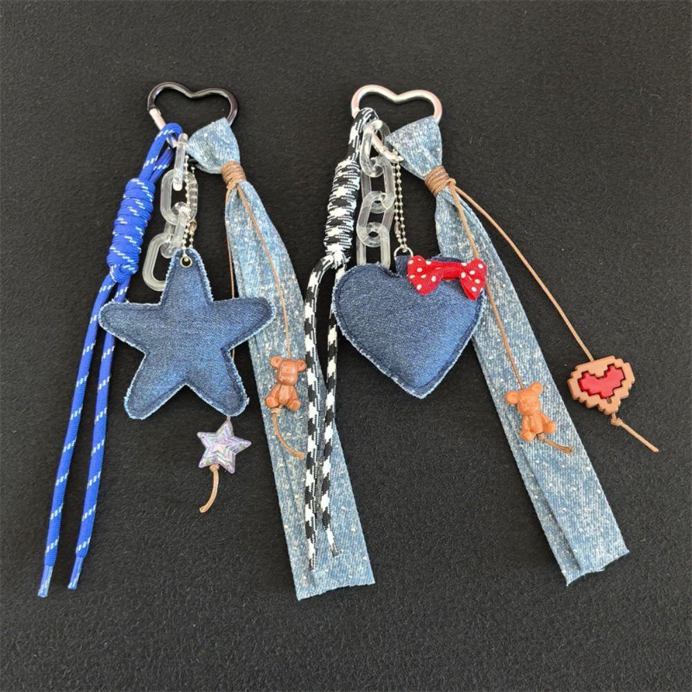 Anti-Lost Star Shaped Keychain Hand-Woven Nylon Rope Keyring Woven Rope Bag Pendant Small Gifts style B
Anti-Lost Star Shaped Keychain Hand-Woven Nylon Rope Keyring Woven Rope Bag Pendant Small Gifts style B