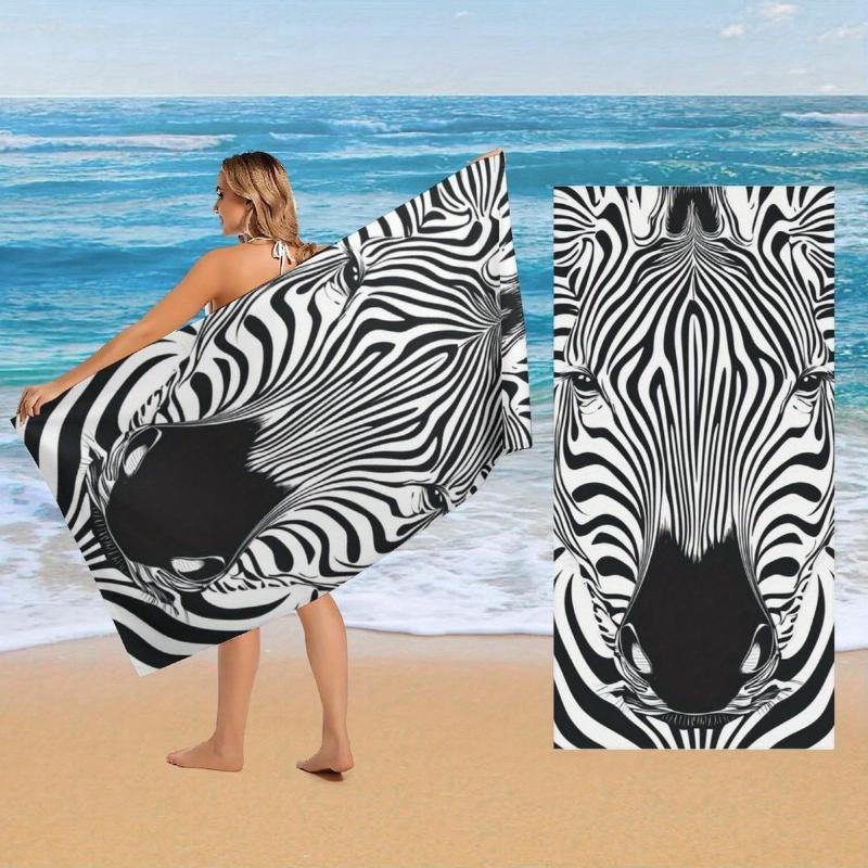 Zebra Pattern Art Designed Beach Towel Large Towel, Super Absorbent, Quick-Dry, Fashionable Decorative Beach Towel Bath Towel W40*H60(CM)
Zebra Pattern Art Designed Beach Towel Large Towel, Super Absorbent, Quick-Dry, Fashionable Decorative Beach Towel Bath Towel W40*H60(CM)