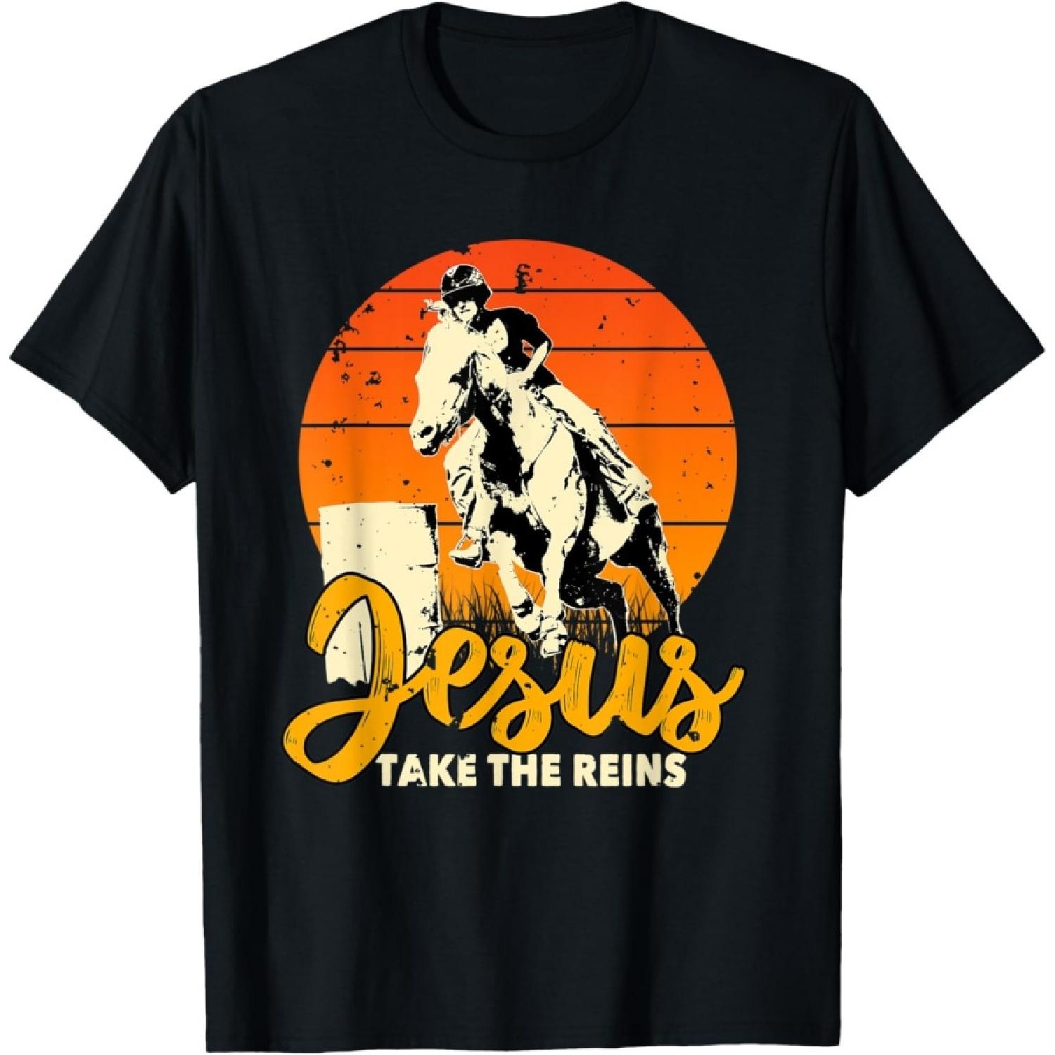 Jesus Take The Reins _ Inspirational Christian Horse Racing T-Shirt XXXXXL чорний
Jesus Take The Reins _ Inspirational Christian Horse Racing T-Shirt XXXXXL чорний