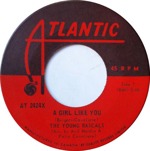 7inch Record YOUNG RASCALS A Girl Like You Its Love AT2424X ATLANTIC 1967 Canada Rock Used
7inch Record YOUNG RASCALS A Girl Like You Its Love AT2424X ATLANTIC 1967 Canada Rock Used