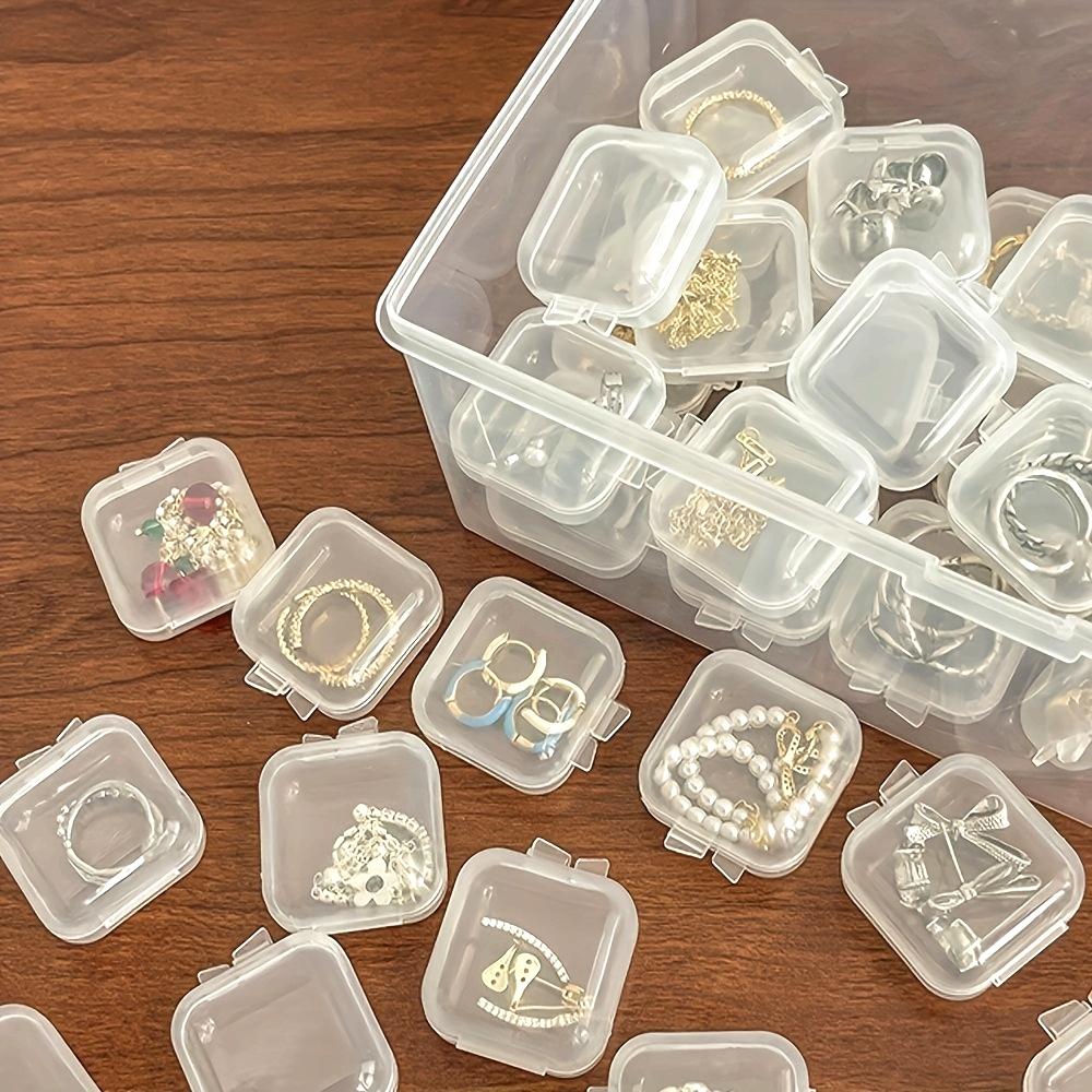 24Pcs Plastic Jewelry Storage Box with Lid, square design for earrings, beads and small crafts, ideal for home accessory organization. 24 Pieces
24Pcs Plastic Jewelry Storage Box with Lid, square design for earrings, beads and small crafts, ideal for home accessory organization. 24 Pieces