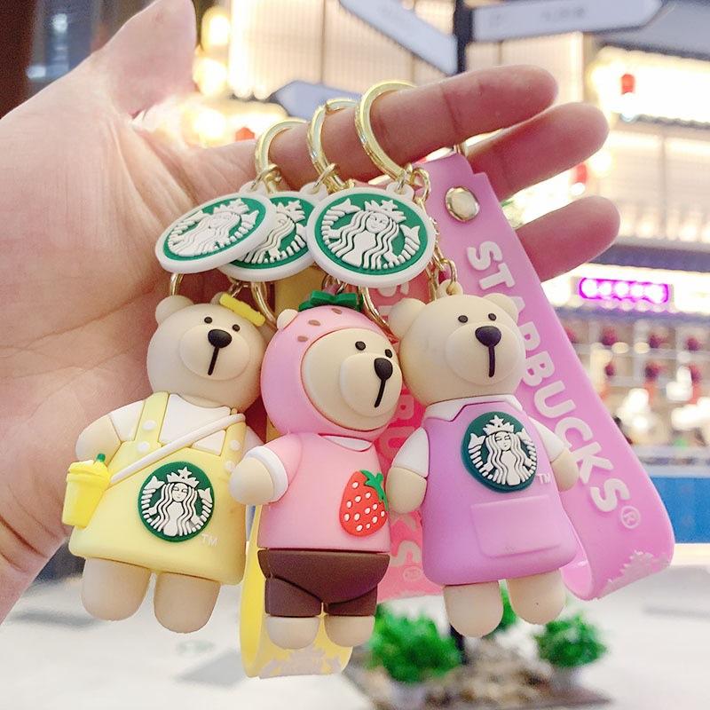 Милый подарок, силиконовый брелок с медвежонком, кулон для телефона, Starbucks, маленький медвежонок, брелок для автомобиля, мультяшная кукла, ручная работа
Милый подарок, силиконовый брелок с медвежонком, кулон для телефона, Starbucks, маленький медвежонок, брелок для автомобиля, мультяшная кукла, ручная работа