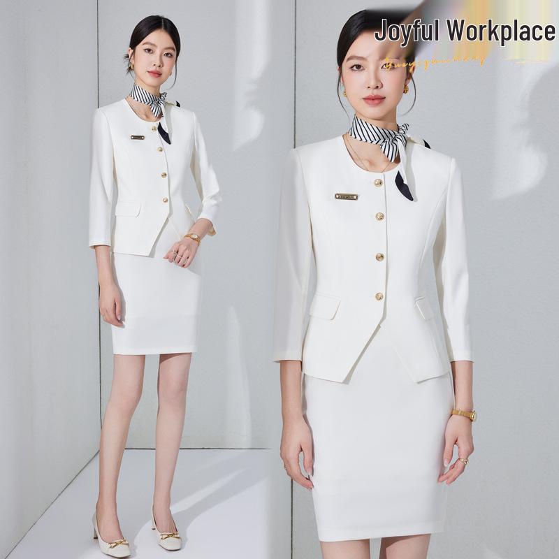 Women s Professional Workwear Suit: Skirt Set for Hotel, Salon, and Jewelry Store Managers XXL
Women s Professional Workwear Suit: Skirt Set for Hotel, Salon, and Jewelry Store Managers XXL