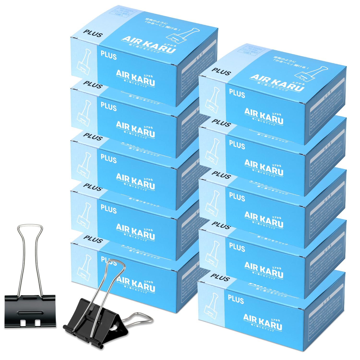 Plus Double Clip Air Calu Extra Large Black 100 штук штук x 10 x 10 (10 коробок) 35-546 чёрный
Plus Double Clip Air Calu Extra Large Black 100 штук штук x 10 x 10 (10 коробок) 35-546 чёрный