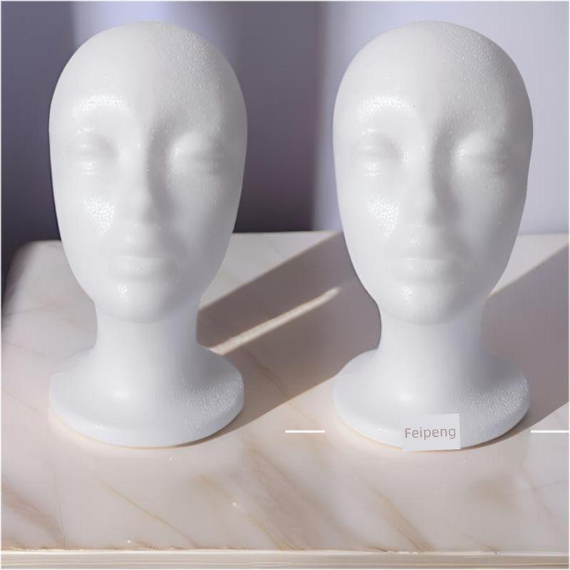 Wig Model Head Hat Glasses Display Mannequin Head Plastic PVC Hard Mannequin Head Foam Mannequin Head Base for Inserting Needles 1 box 2 foam heads
Wig Model Head Hat Glasses Display Mannequin Head Plastic PVC Hard Mannequin Head Foam Mannequin Head Base for Inserting Needles 1 box 2 foam heads
