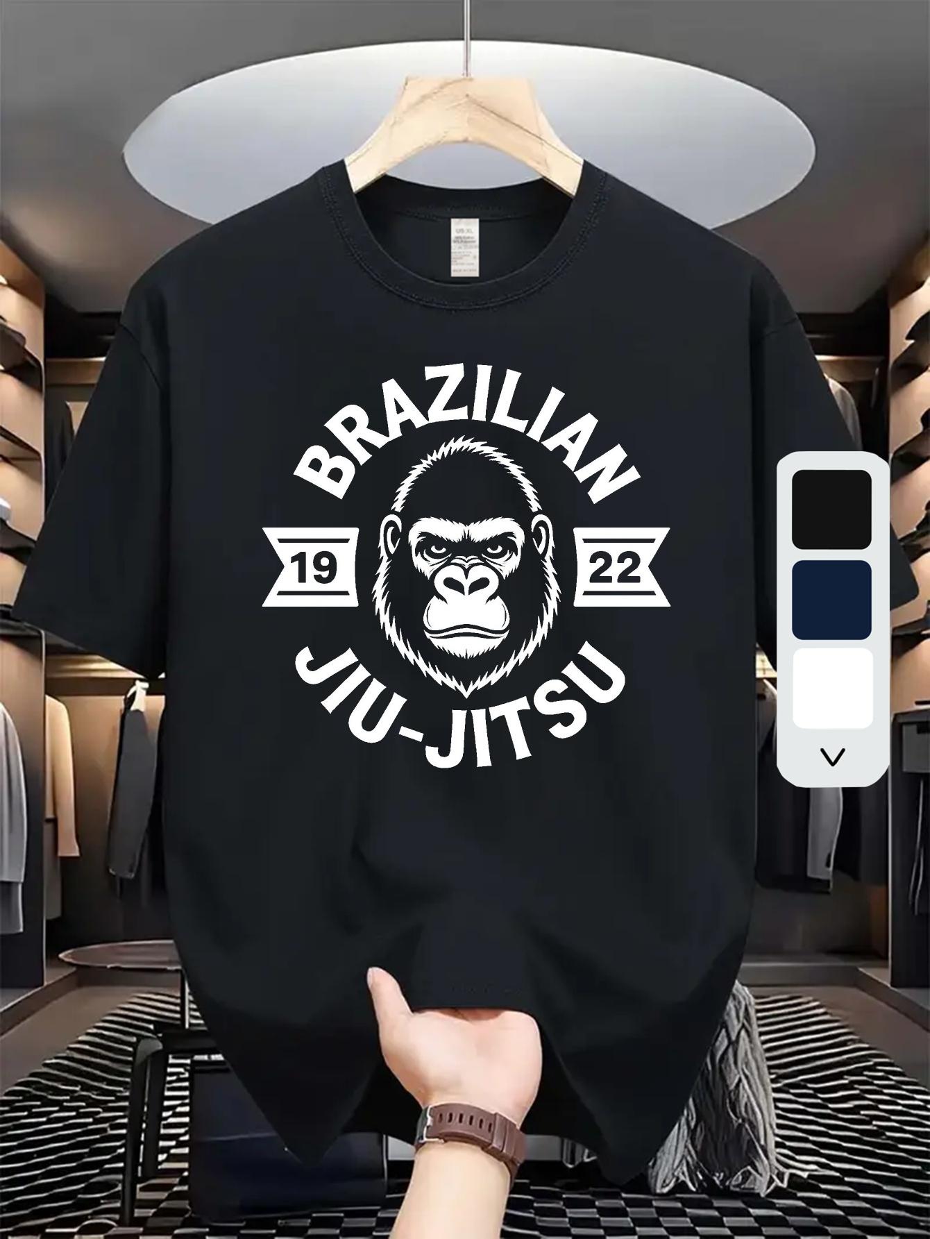 Brazilian Jiu-Jitsu Graphic T-shirt - Navy Blue Martial Arts Training Shirt - Breathable Cotton Blend Tee for Gym M
Brazilian Jiu-Jitsu Graphic T-shirt - Navy Blue Martial Arts Training Shirt - Breathable Cotton Blend Tee for Gym M