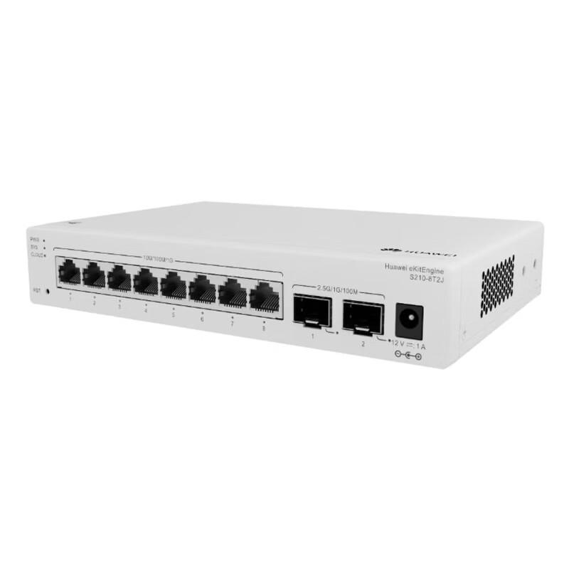 HUAWEI KunLun S210-8T2J 8-Port Gigabit Managed Layer 2 Switch
HUAWEI KunLun S210-8T2J 8-Port Gigabit Managed Layer 2 Switch