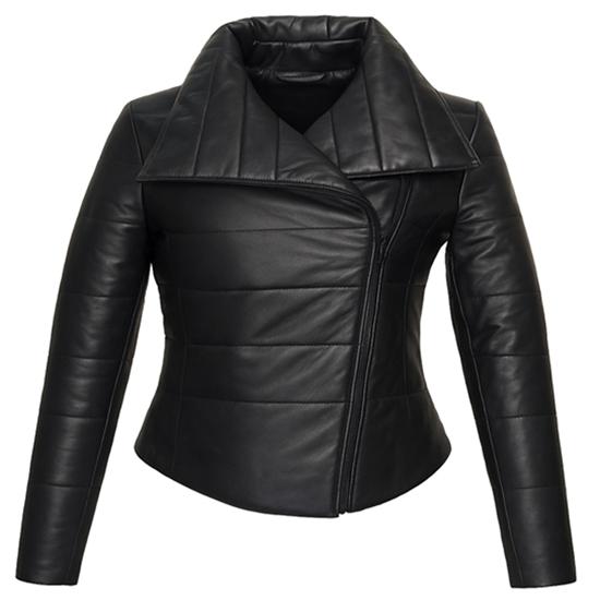 NOORA Womens Black Leather Puffer Quilted Jacket With Side Zipper & Pocket | Zip Up Leather jacket XL
NOORA Womens Black Leather Puffer Quilted Jacket With Side Zipper & Pocket | Zip Up Leather jacket XL