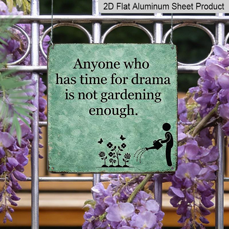 2D Flat - 1pc Vintage Aluminum Metal Sign, Outdoor Decorative Wall Plaque in Retro Tin Sign Style, Featuring Gardening Lifestyle Quotes Like Not 20*20cm
2D Flat - 1pc Vintage Aluminum Metal Sign, Outdoor Decorative Wall Plaque in Retro Tin Sign Style, Featuring Gardening Lifestyle Quotes Like Not 20*20cm