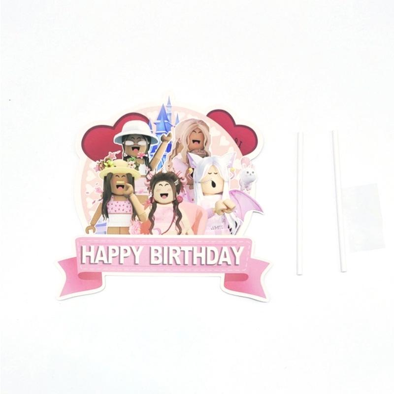 ROBLOX Pink Sandbox Birthday Party Set: Plates, Cups, Napkins, Cutlery, Decorations.
ROBLOX Pink Sandbox Birthday Party Set: Plates, Cups, Napkins, Cutlery, Decorations.