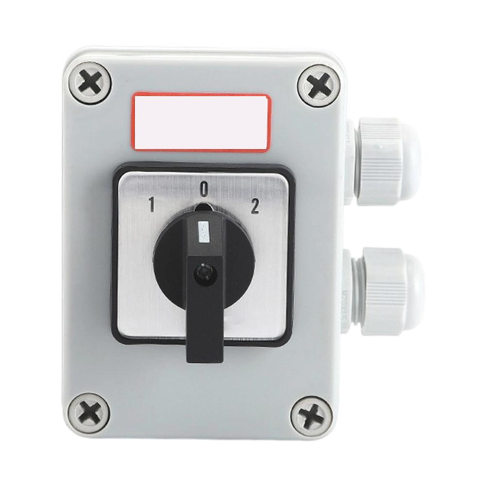 1pc SZW26-20 20A 3Pole Rotary Cam Changeover Switch 3Gears 3-Section With Sealed Box For Industrial Control Switch China Mainland
1pc SZW26-20 20A 3Pole Rotary Cam Changeover Switch 3Gears 3-Section With Sealed Box For Industrial Control Switch China Mainland
