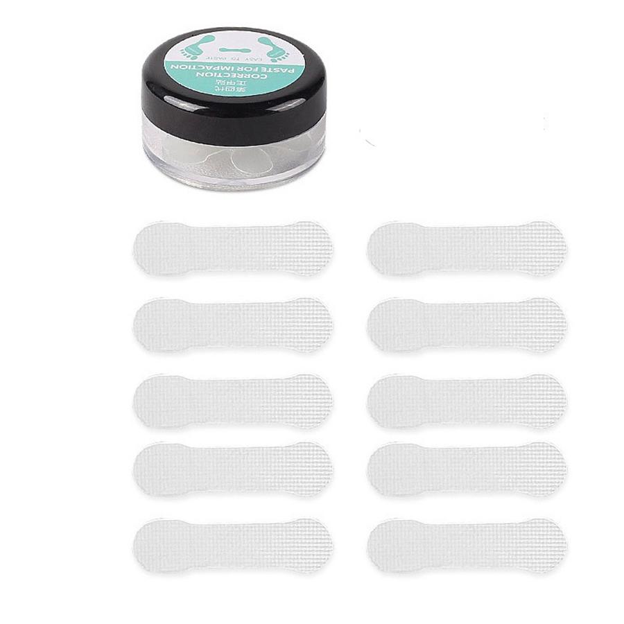 10 шт. Средство для лечения вросшего ногтя на ноге Инструмент для коррекции вросшего ногтя Эластичная наклейка-пластырь Выпрямляющая клипса Скоба Инструменты для педикюра