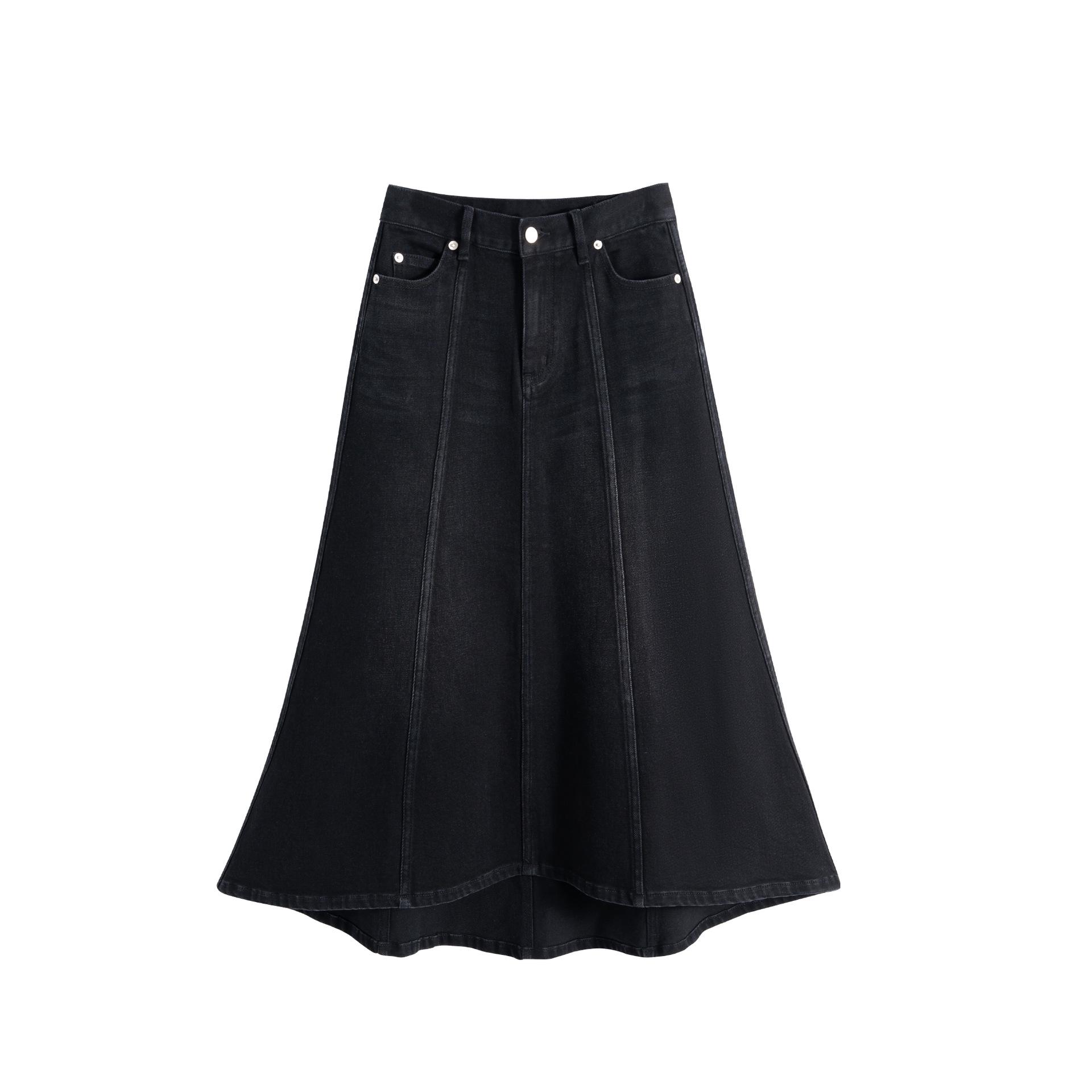 Spring/Summer Irregular Frayed Hem Denim Midi Skirt: Elegant & Versatile for Work XS
Spring/Summer Irregular Frayed Hem Denim Midi Skirt: Elegant & Versatile for Work XS
