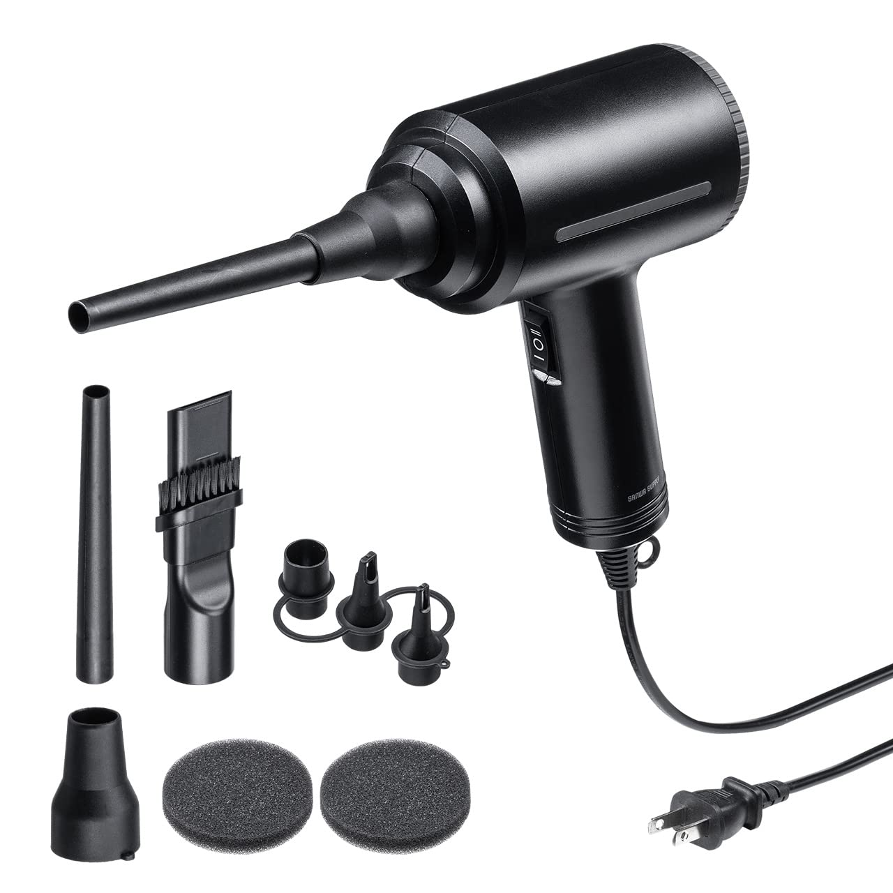 Sanwa Direct Electric Air Duster с питанием от сети переменного тока, мощный, 3 типа насадок в комплекте, длина кабеля 3 м, очистка ПК 200-CD079
Sanwa Direct Electric Air Duster с питанием от сети переменного тока, мощный, 3 типа насадок в комплекте, длина кабеля 3 м, очистка ПК 200-CD079