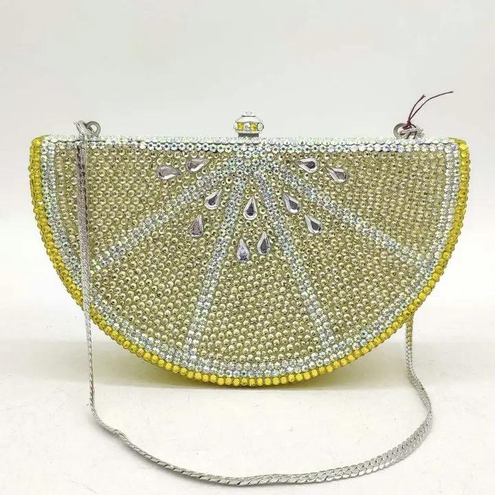 Boutique De FGG Watermelon Slice Women Crystal Clutch Evening Minaudiere Bags Party Cocktail Lades Diamond Purses and Handbags Mini Clutch
Boutique De FGG Watermelon Slice Women Crystal Clutch Evening Minaudiere Bags Party Cocktail Lades Diamond Purses and Handbags Mini Clutch