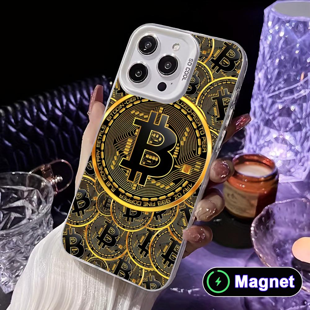 Bitcion Pattern Phone Case for iPhone 17 16 15 14 13 12 11 X XR XS Air Pro Max Plus Colorful Silver MagSafe Cover iPhone X
Bitcion Pattern Phone Case for iPhone 17 16 15 14 13 12 11 X XR XS Air Pro Max Plus Colorful Silver MagSafe Cover iPhone X
