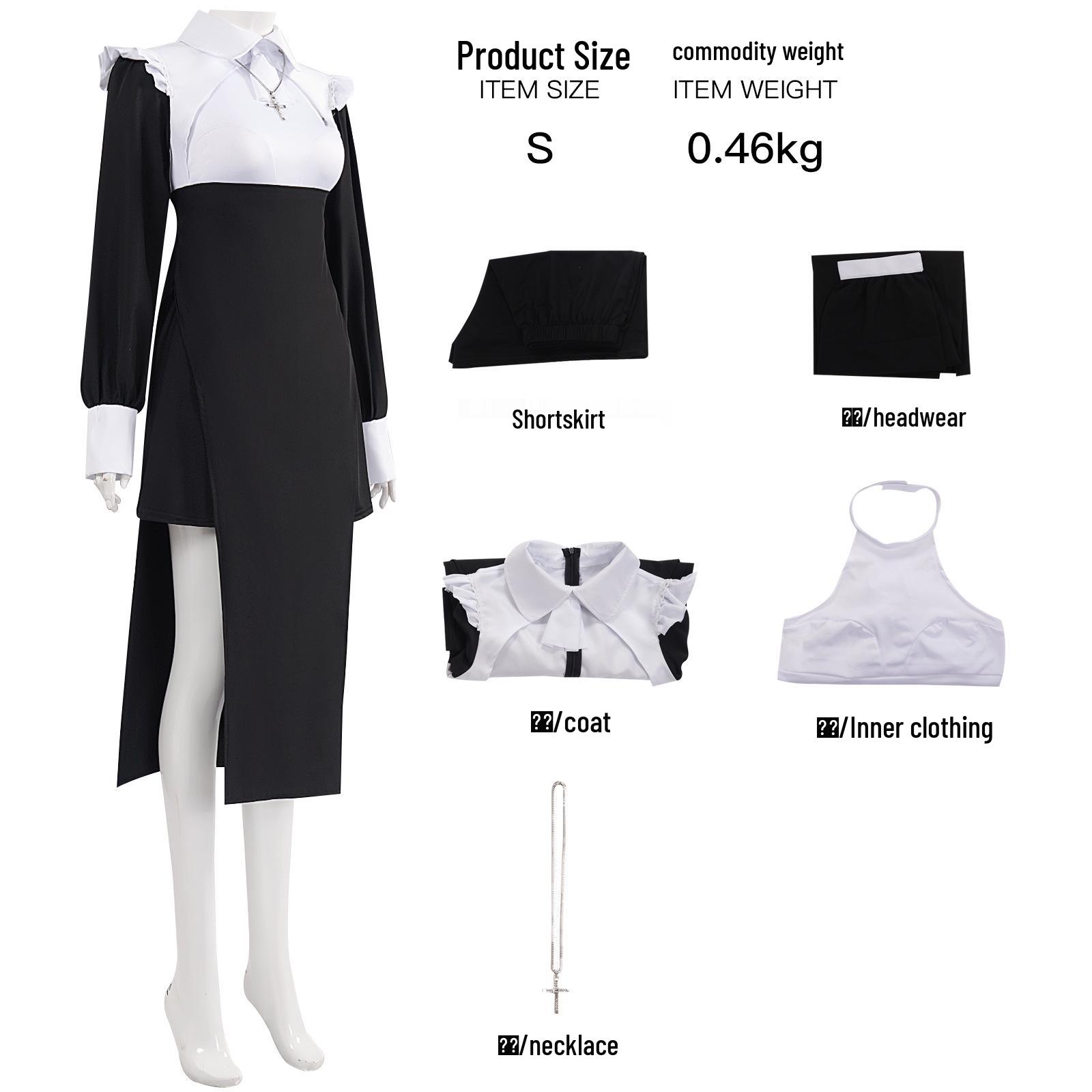 Сексуальный костюм монахини для косплея - Медсестра-кроссдрессер, Облегающее платье горничной на Хэллоуин XXXL
Сексуальный костюм монахини для косплея - Медсестра-кроссдрессер, Облегающее платье горничной на Хэллоуин XXXL