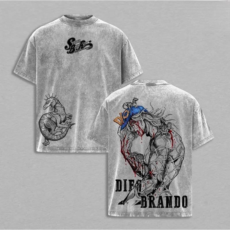 Аниме JoJo s Bizarre Adventure Брандо Диего Графическая футболка Мужская одежда Оверсайз футболка Хлопковая футболка с эффектом потертости Харадзюку Футболка S серый
Аниме JoJo s Bizarre Adventure Брандо Диего Графическая футболка Мужская одежда Оверсайз футболка Хлопковая футболка с эффектом потертости Харадзюку Футболка S серый