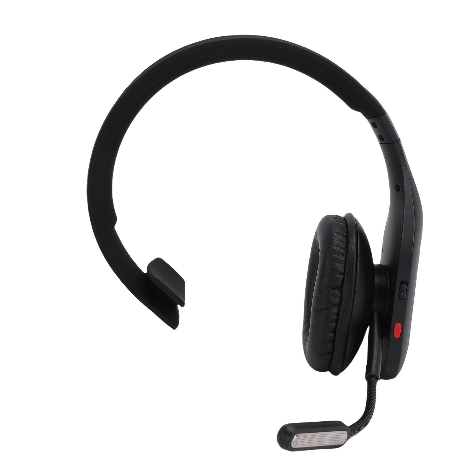Trucker Bluetooth Headset with AI Noise Canceling Mic Mute Key Single Ear Wireless Headphones for Truck Driver Video
Trucker Bluetooth Headset with AI Noise Canceling Mic Mute Key Single Ear Wireless Headphones for Truck Driver Video